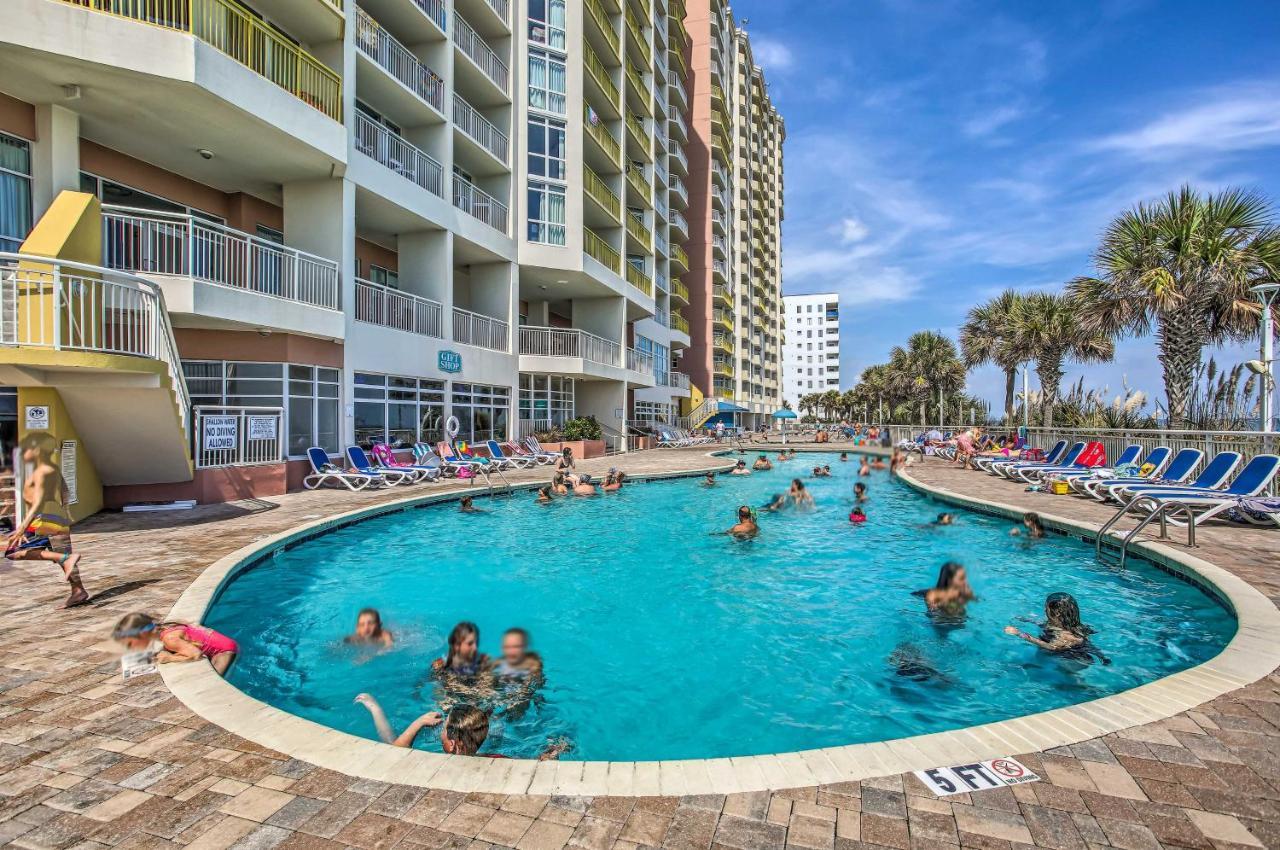 Oceanfront North Myrtle Beach Gem Pools Access! Exterior foto
